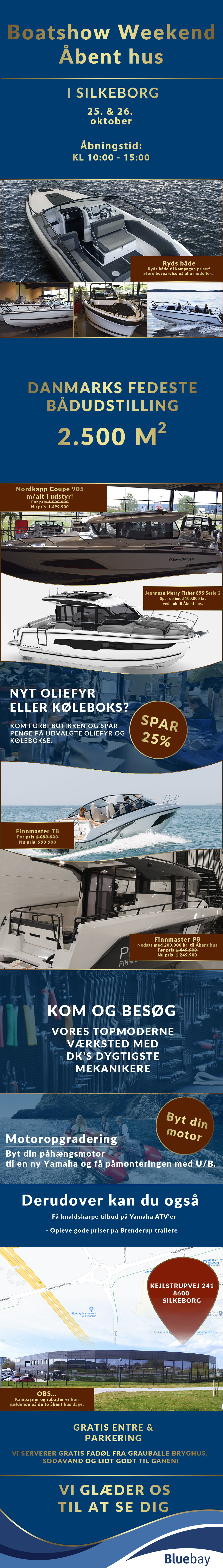 Boatshow i Silkeborg hos Bluebay Marine