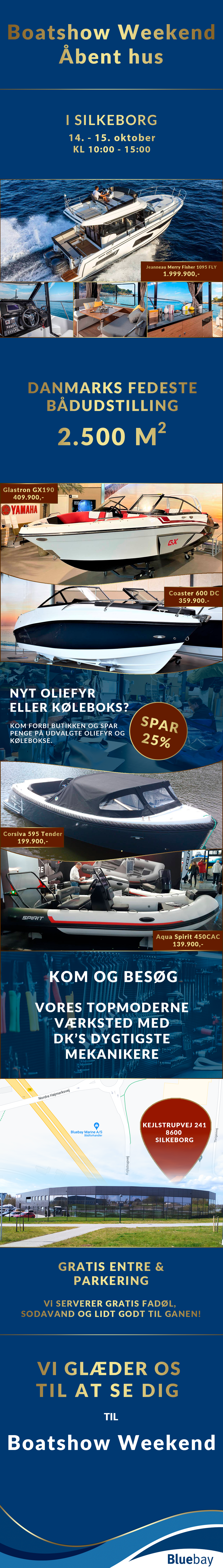 Boatshow i Silkeborg hos Bluebay Marine A/S