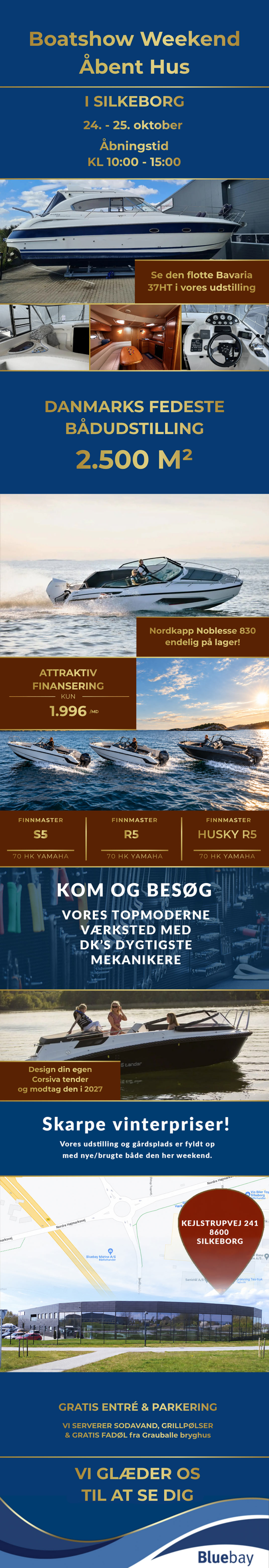 Boatshow i Silkeborg hos Bluebay Marine