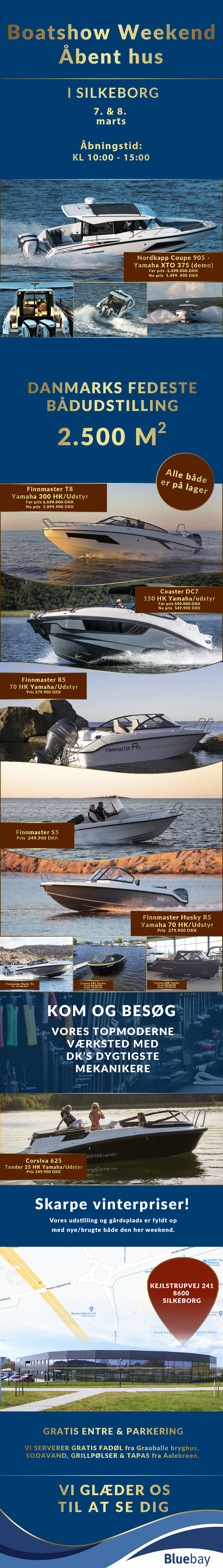 Boatshow i Silkeborg hos Bluebay Marine
