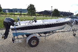 Nautic 410 Styrepultbåd m/ Hidea 15 hk