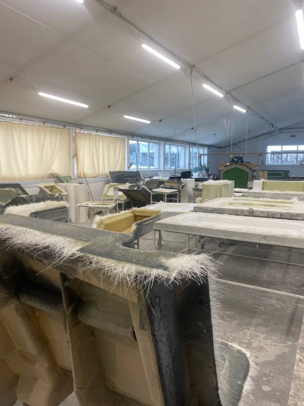 Fabriksbesøg hos Corsiva boats i 2021