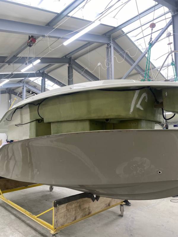 Fabriksbesøg hos Corsiva boats i 2021