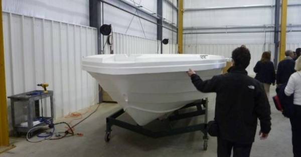 Fabriksbesøg ved Triumph Boats