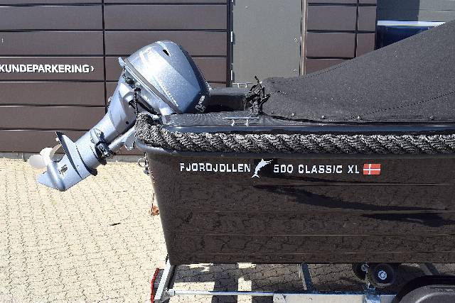 Fjordjollen 500 XL m/ 25HK Yamaha/Udstyr